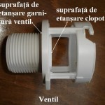 Rezervor de plastic-ventilul