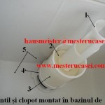 Rezervor plastic-montaj ventil si clopot