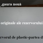 Rezervor plastic-partea din spate