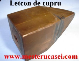 Letcon de cupru fara maner_